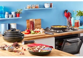 Set de vase de gătit Tefal 10 buc. INGENIO EASY COOK & CLEAN BLACK