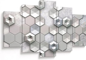 Tablou cu abstracție 3D (150x105 cm)