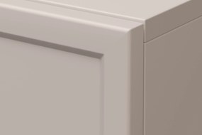 Comodă cu sertare Lorini 150 cm - casmir / mânere aurii T-bar