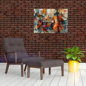 Tablou - Instrumente muzicale (70x50 cm)