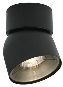 Spot aplicat tavan directionabil Pitcher negru