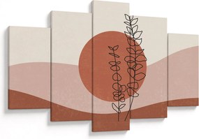Tablou - Boho frunze N⁰1 (150x105 cm)