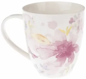 Cană din porțelan Flower, 490 ml