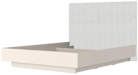 Dormitor cu Riflaje, Monaco, Pat Tapitat cu somiera rabatabila, Dulap 3 Usi 2 Sertare, 2 Noptiere, Comoda 1 Usa 3 Sertare, Casmir