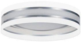 Plafonieră LED CORAL 1xLED/24W/230V albă/argintie