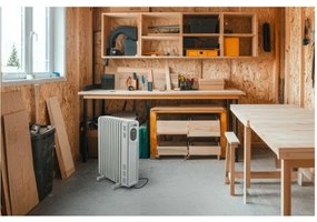 Sencor - Radiator electric cu ulei, 11 elemente, 1000/2300 W, 230 V, alb + telecomandă