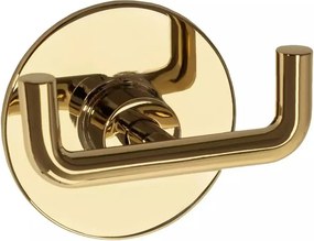Cuier dublu Rea 322202A finisaj auriu lucios