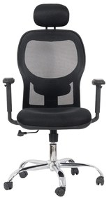 Scaun de birou ergonomic  OFF 989 negru