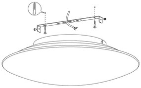 Eglo 97811 - Plafonier LED RGB dimabil FRATTINA-C 1xLED/27W/230V
