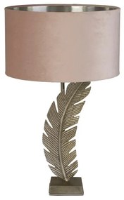 Veioza/Lampa de masa design lux elegant Belle argintiu/roz