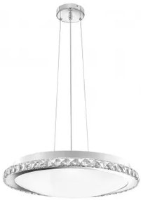 Suspensie moderna cristal 4 becuri E27 Palermo 7311404 Nova Luce
