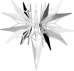 Decorațiune de Crăciun suspendată argintie Kähler Design Christmas Angel