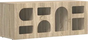 vidaXL Cabinet TV Stejar Sonoma 100 x 35 x 40 cm Lemn compozit