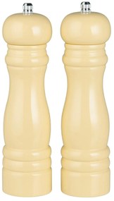 IB Laursen Set de 2 rasnite din lemn galben deschis pentru sare si piper LIGHT YELLOW