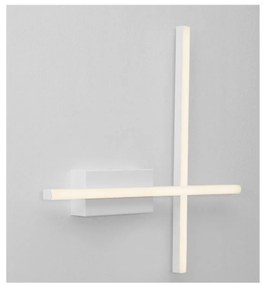 Aplica de perete LED design modern QUAM alb