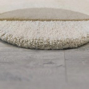 Covor grej țesut manual din lână 160x230 cm Mia Scallop Frame – Flair Rugs