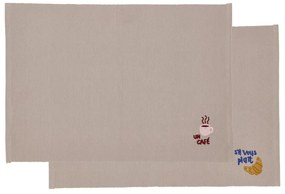 Suporturi pentru farfurii 2 buc. din bumbac 33x48 cm Bistro – Södahl