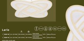 Plafoniera LED moderna cu telecomanda LARIO 36W