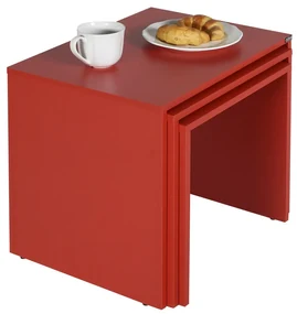 Masă pliabilă SHP Red, 3 buc