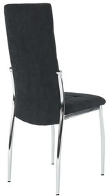 Scaun, tesatura negru metal, ADORA NEW