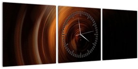 Tablou - Spirală (cu ceas) (90x30 cm)