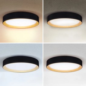 Plafonieră LED dimabilă Brilagi LARIOS LED/48W/230V 3000-6500K ø 39 cm negru + telecomandă