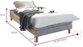 Supermobel Pat tip hotel HOT 1, 120x200, cosmic 10