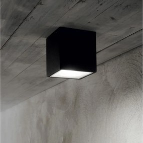 Ideal Lux - Spot exterior TECHO 1xGU10/20W/230V 9x9 cm IP54 negru