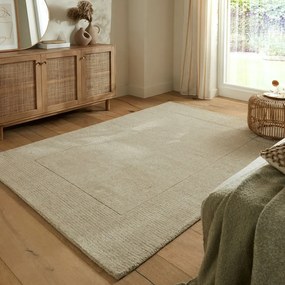 Covor bej din lână 200x290 cm – Flair Rugs