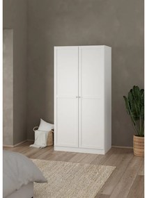 Șifonier alb 99x200x62 cm Billund – Tvilum