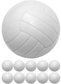 Mingi fotbal de masă alb 10 buc 36 mm