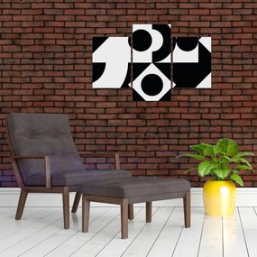 Tablou - Abstracție geometrică N⁰1 (90x60 cm)