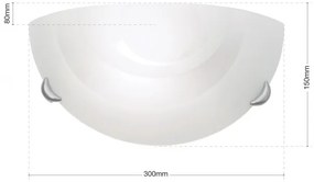 Aplica de perete Ada WA 2-1002/1 satin OR