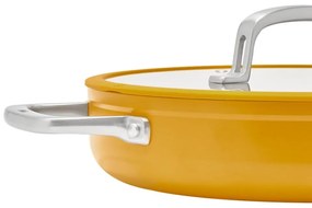 Tigaie cu capac/cu suprafață ceramică ø 28 cm tegame Meda 3.0 – FABINI