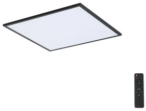 Plafonieră LED dimabilă Brilagi SLIMFRAME LED/36W/230V 45x45 cm negru + telecomandă