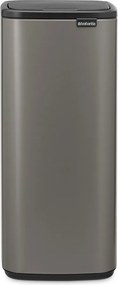 Coș de gunoi gri cu senzori de atingere din oțel 30 l Bo Touch – Brabantia