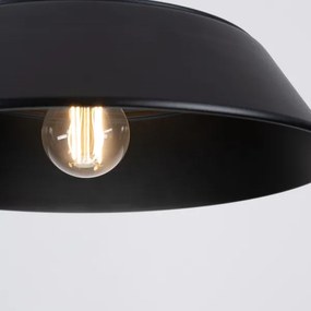 Lustră pe cablu Sollux SL.1322 FANO 1xE27/15W/230V negru