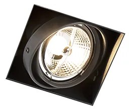 Spot integrat negru GU10 AR70 fara rama - Oneon