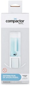 Dozator de săpun lichid alb de montat pe perete 500 ml – Compactor