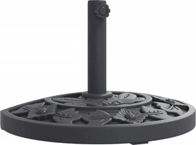 vidaXL Suport umbrelă pentru stâlpi Ø38 / 48 mm, 9 kg, semi-rotunde