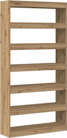 vidaXL Dulap pentru cărți Stejar Artizanal 100 x 30 x 198 cm