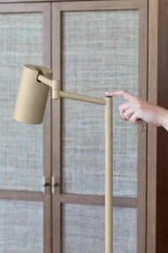 Lampa de podea din metal cu brat articulat Bilbao bej