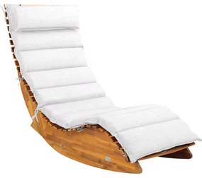 Detex Saltea pentru șezlong pentru saună BALI, 58x7x194cm, bej