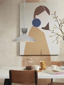 Lustra/Pendul metalic Hanover gri