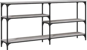 vidaXL Măsuță consolă, gri sonoma, 160x29x75 cm, lemn prelucrat