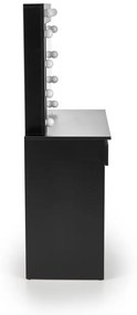 Masuta de toaleta Hollywood negru – H140 cm