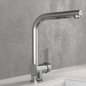 Schütte 79700 - Baterie de bucătărie LONDON cu duș extractabil, crom lucios