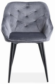 Scaun tapitat K487 - Gri
