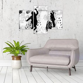 Tablou - Artă stradală - zarvă (90x60 cm)