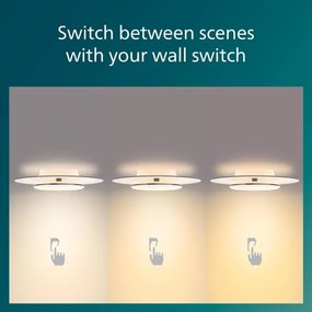 Plafonieră LED dimabilă GARNET SCENE SWITCH LED/30W/230V 2700K Philips